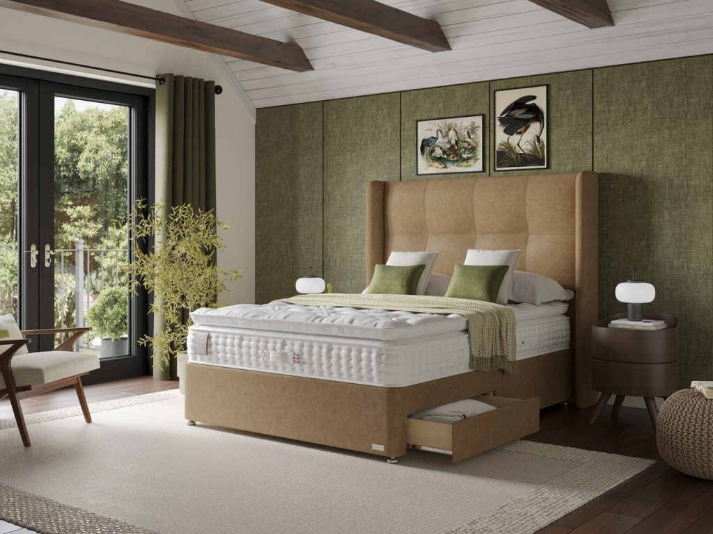 Staples & Co Artisan Indulgence Divan Bed Set on Glides