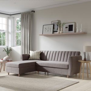 Giovanna Dual Storage Corner Sofa Bed | Bed Sava