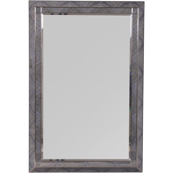 Mandala Pattern Smoked Mirror | Bed Sava