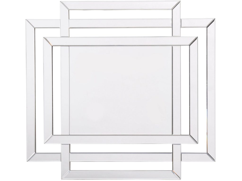 Farley Tri Rectangle Frame Mirror