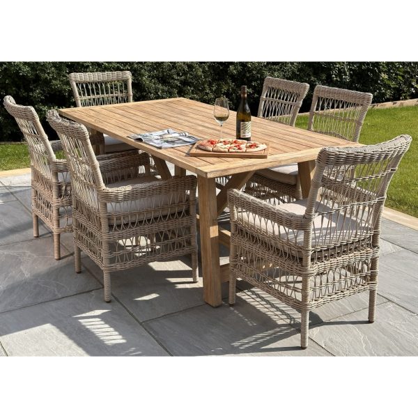 Provence Collection Outdoor Large Dining Table | Bed Sava