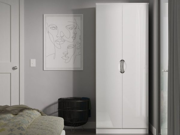 Merton 2 Door Hinged Wardrobe | Bed Sava