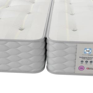 Sealy Burlington Backcare Extra Firm Zip and Link Mattress | Bed Sava
