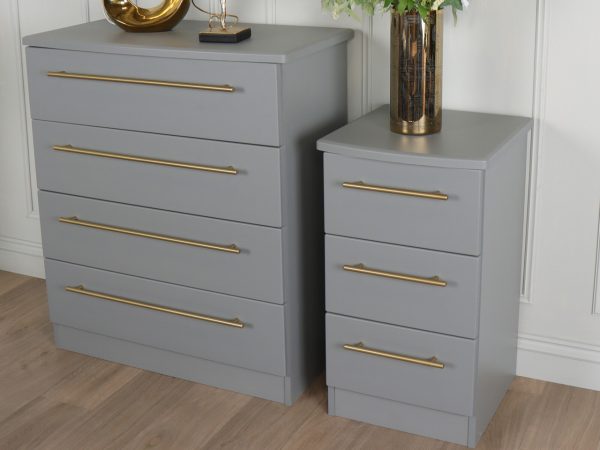 Haworth 3 Drawer Bedside Table | Bed Sava
