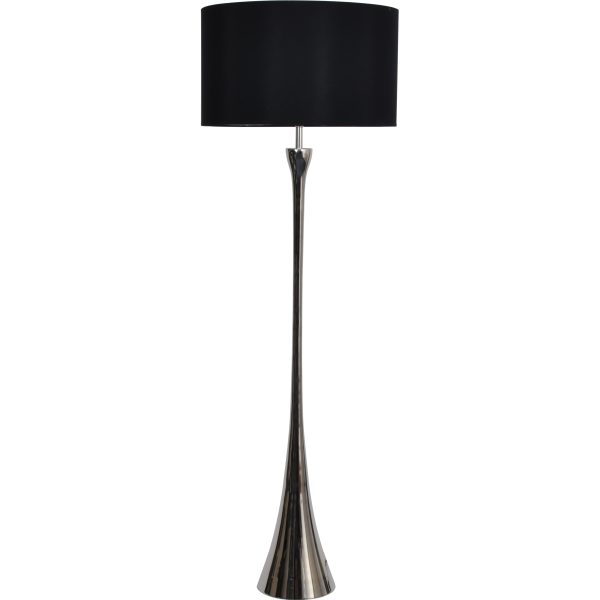 Lyra Nickel Lamp Base Only  E27 15W LED 20 Shade | Bed Sava