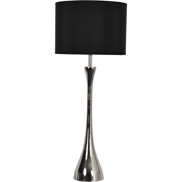 Lyra Nickel Lamp Base Only  E27 15W LED 16 Shade | Bed Sava