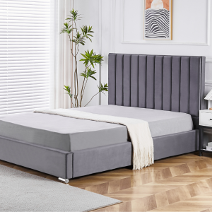 Caprice Luxury Storage Bed Frame Plush Velvet with Headboard | Bed Sava