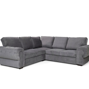 Chicago Corner Sofa Bed Full Back Sleeper Grey | Bed Sava