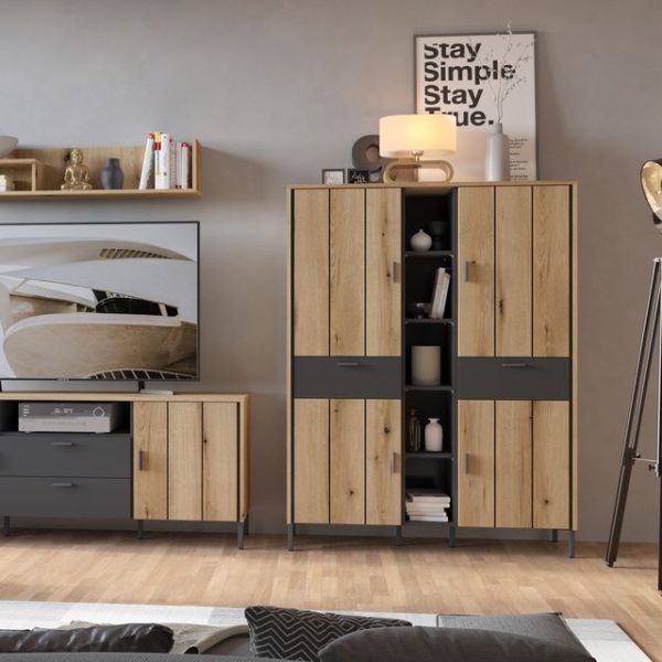 Darwin Wardrobe 2 Door 2 Drawer | Bed Sava