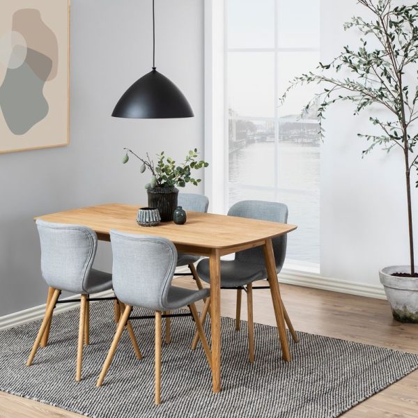 Nagano Rectangular Dining Table in Oak | Bed Sava