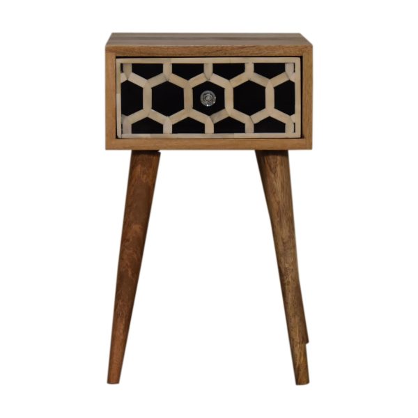 Mini Bone Inlay Bedside | Bed Sava