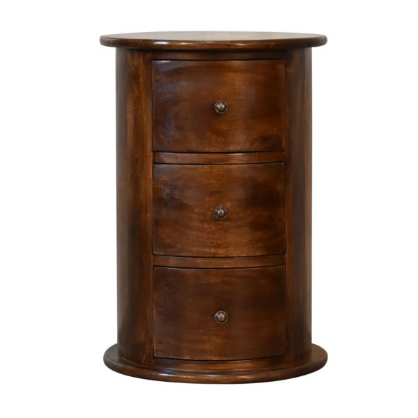3 Drawer Chestnut Drum | Bed Sava