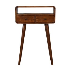 Mini Chestnut Console Tables | Bed Sava