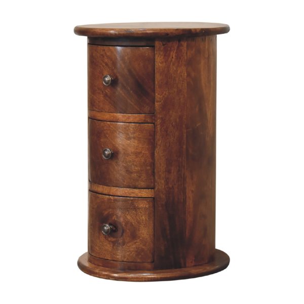 Mini Chestnut Drum Chest | Bed Sava