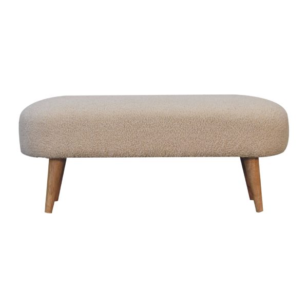 Boucle Hallway Bench | Bed Sava