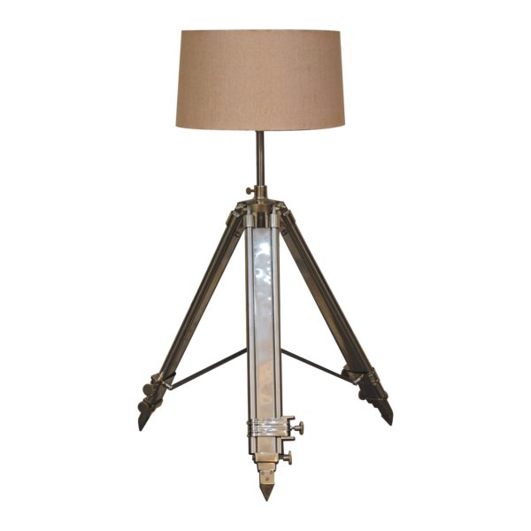 Chrome Tripod Lamp | Bed Sava