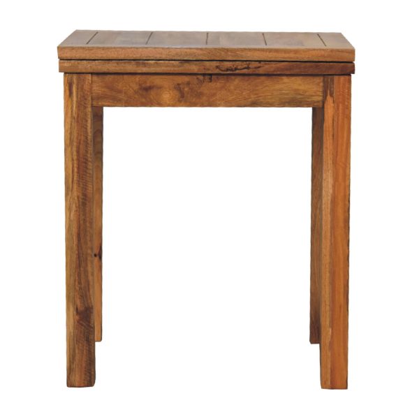 Mini Oak ish Butterfly Dining Tables | Bed Sava