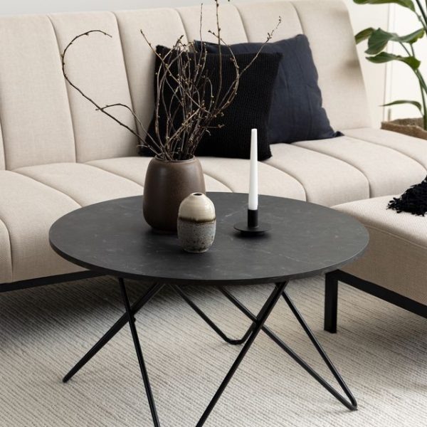 Wyre Coffee Table in Black | Bed Sava