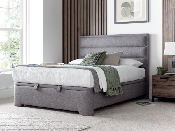 Kaydian Kirkby Ottoman Bed with Storage and Headboard | Bed Sava