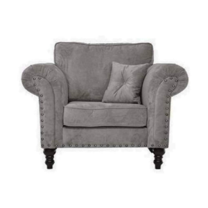 Mayfair Armchair Fabric Grey | Bed Sava