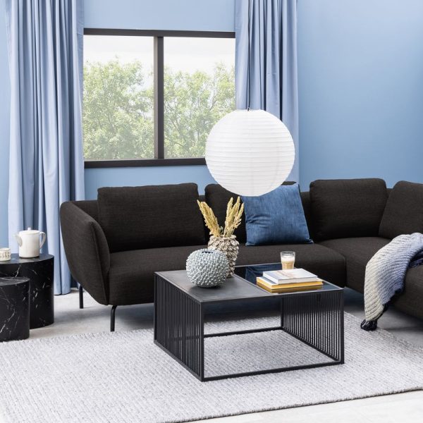 Strington Square Coffee Table in Black | Bed Sava