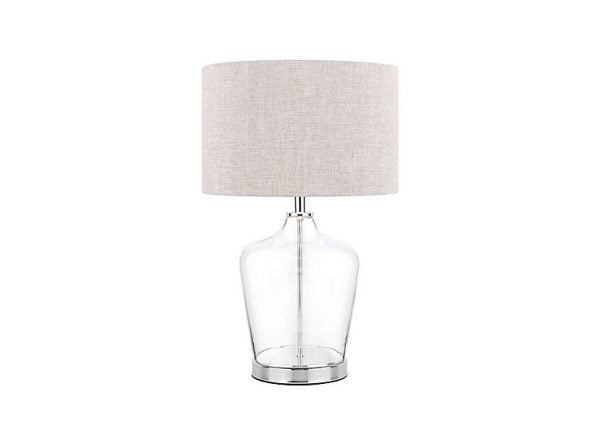 Laura Ashley  Ockley Chrome Touch Table Lamp | Bed Sava