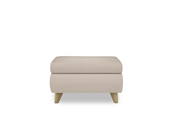 Malmo NC Leather Coffee Table Storage Footstool | Bed Sava