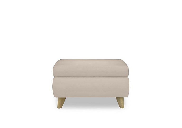 Malmo NC Leather Coffee Table Storage Footstool
