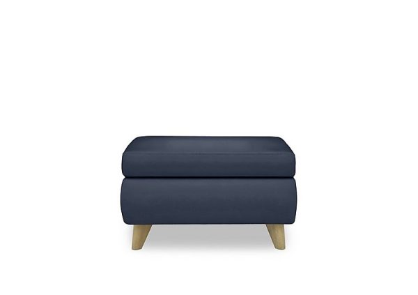 Malmo Leather Coffee Table Storage Footstool | Bed Sava