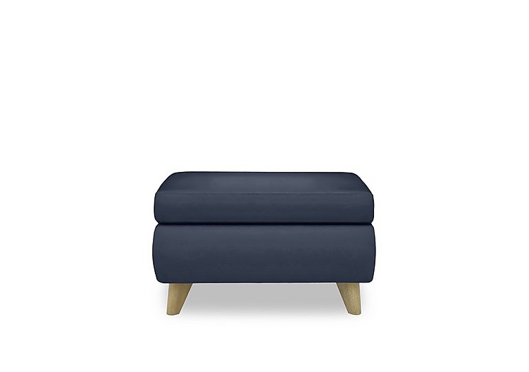 Malmo Leather Coffee Table Storage Footstool