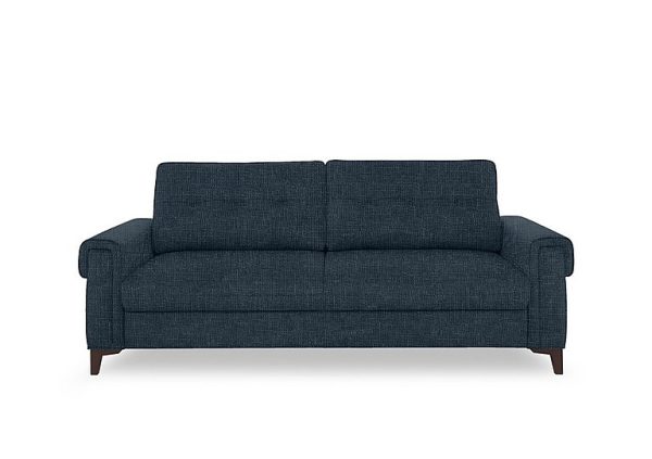 Zoom Fabric 3 Seater Sofa Bed  Black Mica | Bed Sava