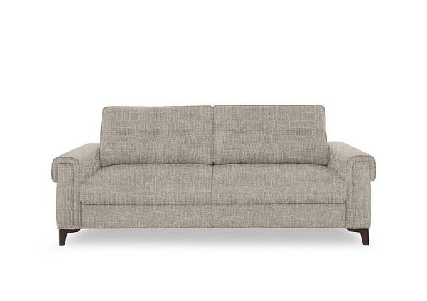 Zoom Fabric 3 Seater Sofa Bed  Halifax Sand | Bed Sava