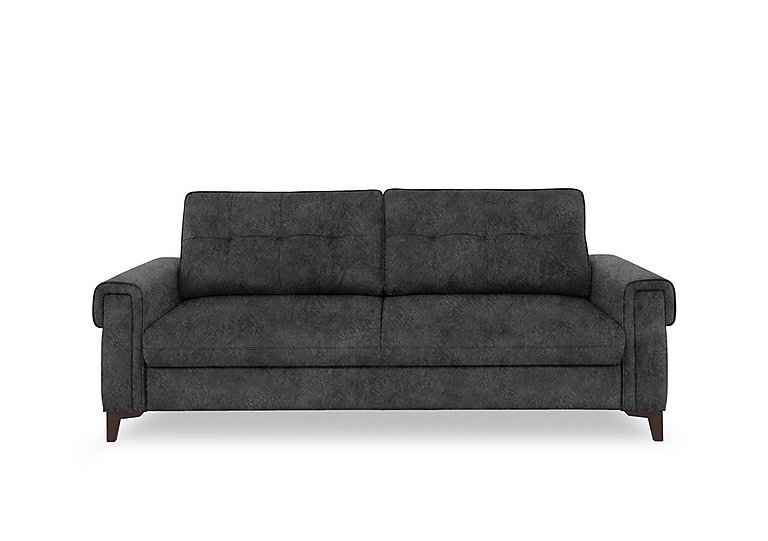 Zoom Fabric 3 Seater Sofa Bed - Marble Dark Grey