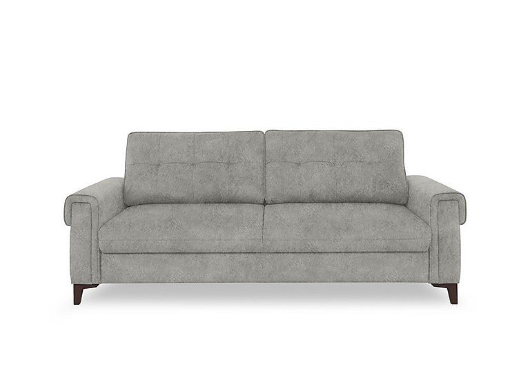 Zoom Fabric 3 Seater Sofa Bed - Marble Light Grey