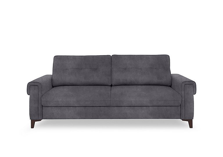 Zoom Fabric 3 Seater Sofa Bed - Nappa Grey