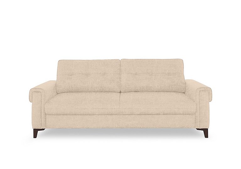 Zoom Fabric 3 Seater Sofa Bed - Weave Oatmeal