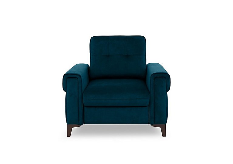 Zoom Fabric Chair Sofa Bed - Dark Blue