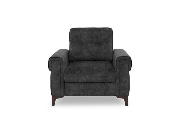 Zoom Fabric Chair Sofa Bed  Marble Dark Grey | Bed Sava