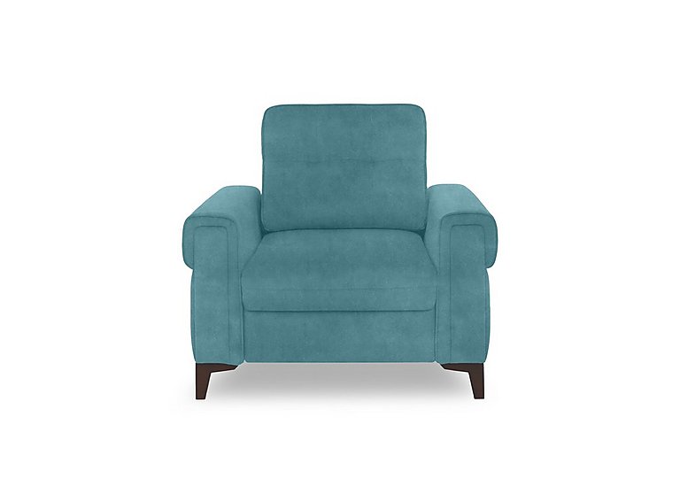 Zoom Fabric Chair Sofa Bed - Velvet Blu