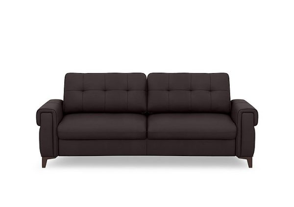 Zoom Leather 3 Seater Sofa Bed | Bed Sava
