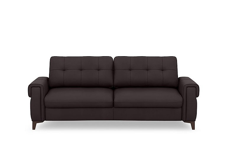 Zoom Leather 3 Seater Sofa Bed