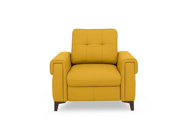 Zoom Leather Chair Sofa Bed  Giallo | Bed Sava