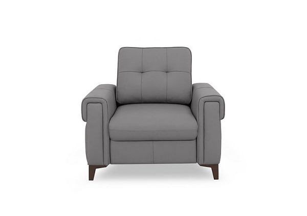 Zoom Leather Chair Sofa Bed  Natural Ash | Bed Sava