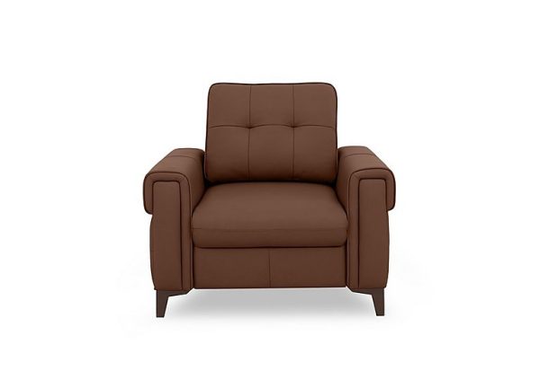 Zoom Leather Chair Sofa Bed  Roast | Bed Sava