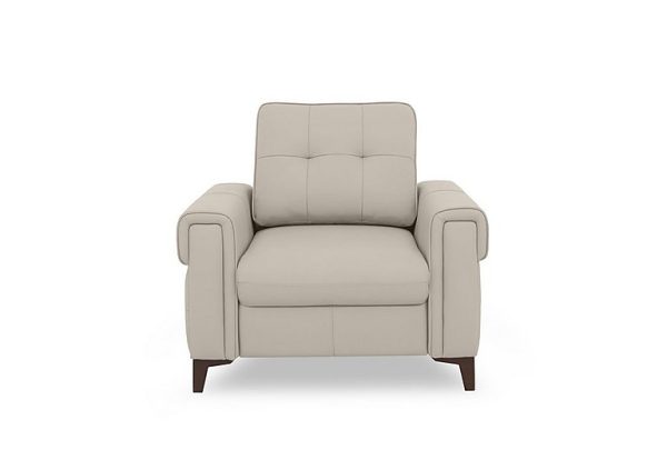 Zoom Leather Chair Sofa Bed  Sand | Bed Sava