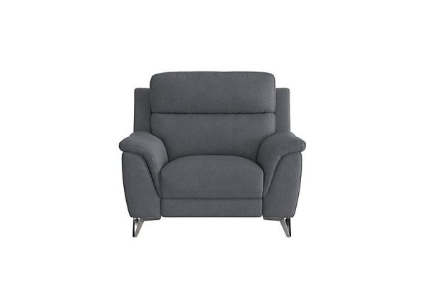 Contempo Fabric Power Recliner Armchair | Bed Sava