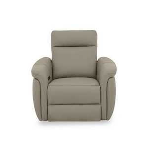 Dublin Leather Power Recliner Armchair with Power Headrest | Bed Sava