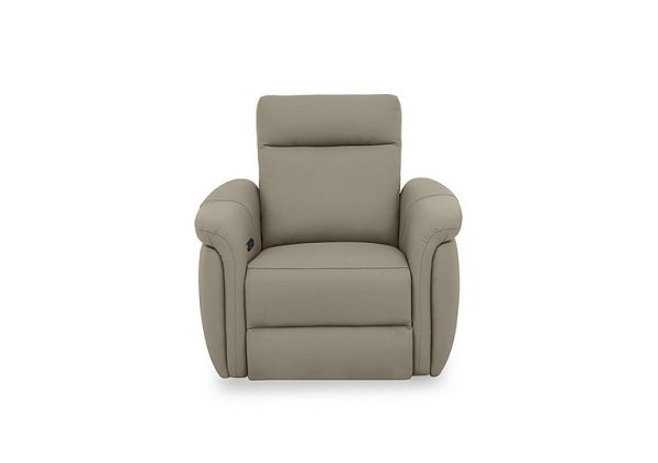 Dublin Leather Power Recliner Armchair with Power Headrest | Bed Sava