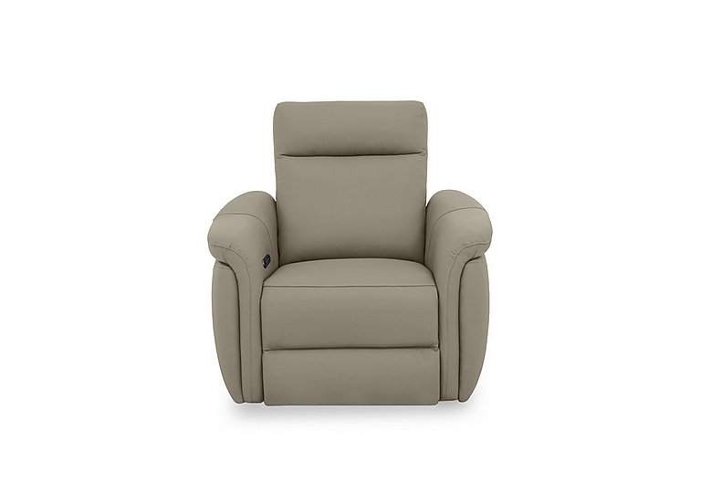 Dublin Leather Power Recliner Armchair with Power Headrest