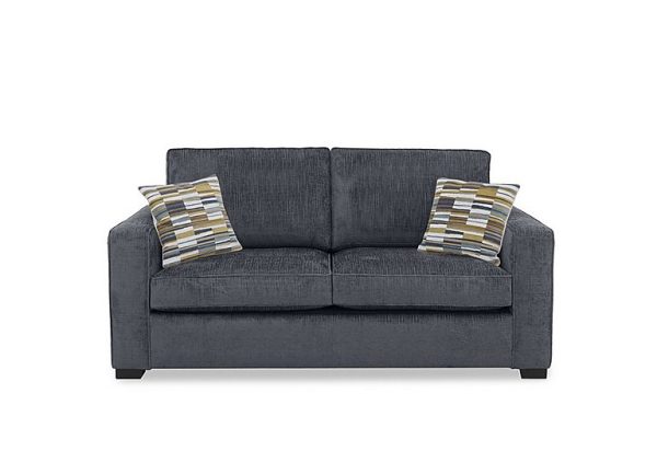 Abberton 3 Seater Standard Sofa Bed  Iron Bromley Chenille Plain | Bed Sava